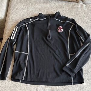 Columbia Boston College Black Quarter-Zip Jacket size large